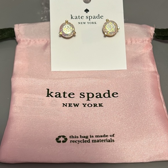 Kate Spade ♠️ Rise and Shine glitter studs - Picture 4 of 4